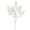 Allstate Glittered Maidenhair Fern Artificial Christmas Spray - 33" - White